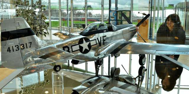 Scratch built 1/5th scale P-51D Mustang on display at the RAF Museum, Cosford