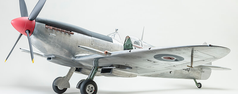 Scratch-built Spitfire Mk IX by David Glen