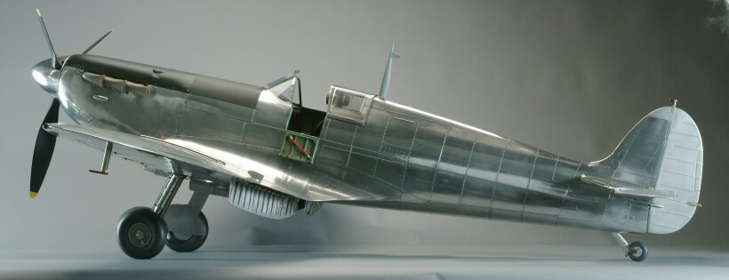 1/5 scale Supermarine Spitfire Mk I port view